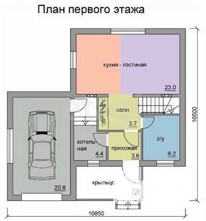 Дом 103м², 2-этажный, участок 13 сот.