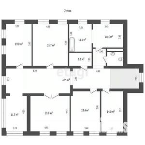 Дом 767м², 3-этажный, участок 16 сот.