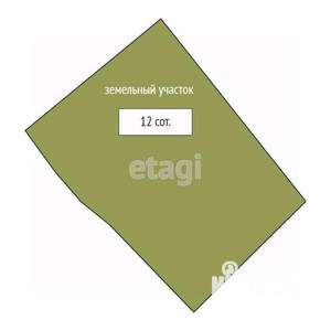 Дом 73м², 1-этажный, участок 12 сот.