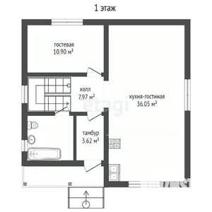 Дом 150м², 2-этажный, участок 7 сот.