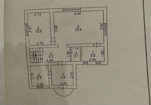 Дом 115м², 2-этажный, участок 7 сот.