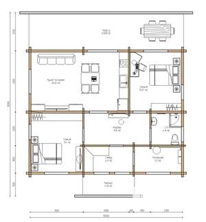Дом 103м², 1-этажный, участок 10 сот.