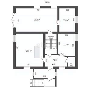 Дом 280м², 2-этажный, участок 9 сот.