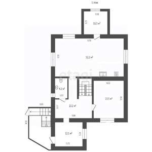 Дом 295м², 3-этажный, участок 17 сот.  