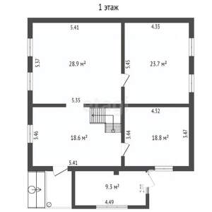 Дом 154м&sup2;, 2-этажный, участок 7 сот.  
