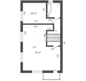 Дом 170м&sup2;, 2-этажный, участок 11 сот.  