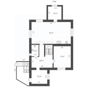 Дом 295м², 3-этажный, участок 17 сот.  