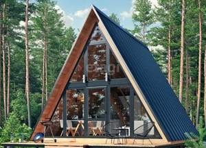 Дом 59м&sup2;, 2-этажный, участок 6 сот.  