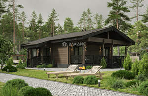 Дом 99м², 1-этажный, участок 14 сот.  