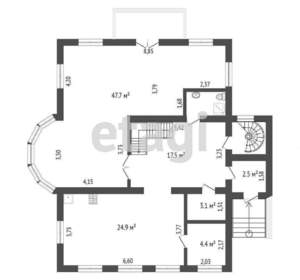 Дом 355м², 4-этажный, участок 7 сот.  