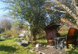 Дом 36м², 2-этажный, участок 7 сот.  