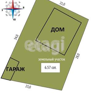 Дом 355м², 4-этажный, участок 7 сот.  