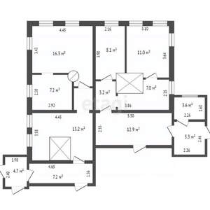 Дом 68м&sup2;, 1-этажный, участок 25 сот.  