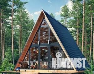 Дом 59м&sup2;, 2-этажный, участок 6 сот.  