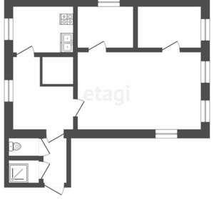 Дом 64м², 1-этажный, участок 6 сот.  