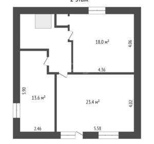 Дом 128м², 2-этажный, участок 12 сот.  