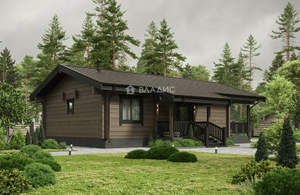 Дом 99м&sup2;, 1-этажный, участок 14 сот.  