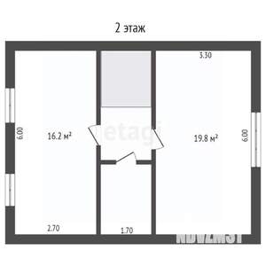 Дом 80м&sup2;, 2-этажный, участок 4 сот.  