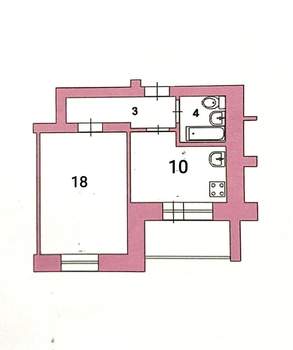 1-к квартира, на длительный срок, 38м2, 3/10 этаж