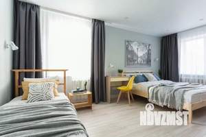 4-к квартира, посуточно, 68м2, 1/1 этаж