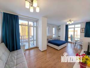 Студия квартира, посуточно, 40м2, 8/16 этаж