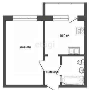 1-к квартира, на длительный срок, 40м2, 6/11 этаж