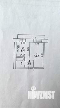 1-к квартира, вторичка, 30м2, 9/11 этаж