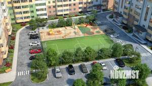 2-к квартира, строящийся дом, 60м2, 3/5 этаж