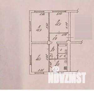 3-к квартира, вторичка, 77м2, 1/5 этаж