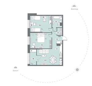 2-к квартира, вторичка, 71м2, 15/15 этаж