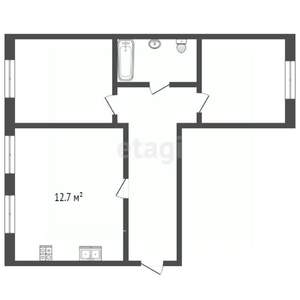 3-к квартира, вторичка, 64м2, 5/5 этаж