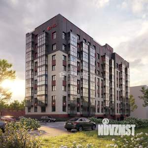 2-к квартира, строящийся дом, 55м2, 6/8 этаж