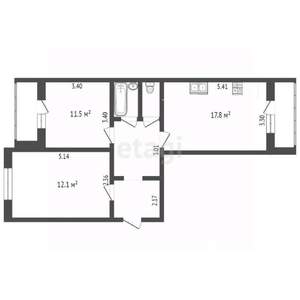 2-к квартира, вторичка, 63м2, 14/16 этаж