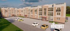 2-к квартира, строящийся дом, 67м2, 3/3 этаж