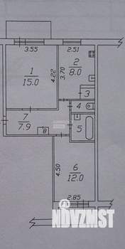 2-к квартира, вторичка, 48м2, 2/5 этаж