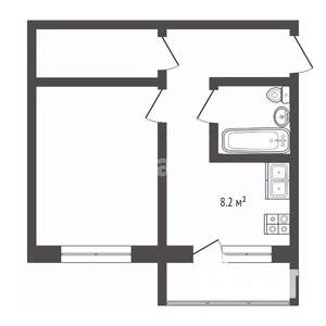 1-к квартира, вторичка, 37м2, 9/11 этаж
