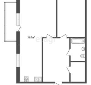 2-к квартира, вторичка, 81м2, 2/5 этаж