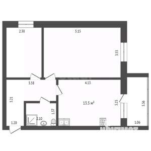 2-к квартира, вторичка, 51м2, 2/10 этаж