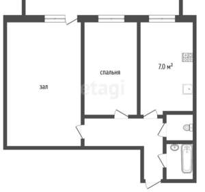 2-к квартира, вторичка, 43м2, 2/5 этаж