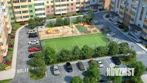 1-к квартира, строящийся дом, 39м2, 1/9 этаж