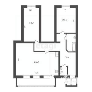 3-к квартира, вторичка, 135м2, 1/5 этаж