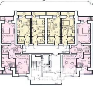 Студия квартира, сданный дом, 24м2, 4/16 этаж