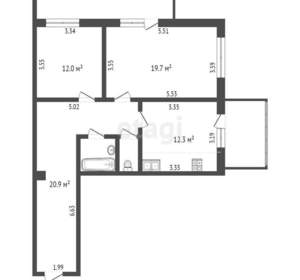 2-к квартира, вторичка, 69м2, 9/11 этаж