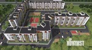 1-к квартира, строящийся дом, 34м2, 2/10 этаж