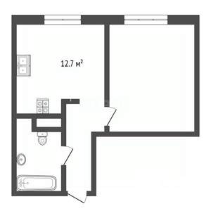 1-к квартира, вторичка, 38м2, 4/9 этаж