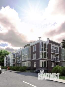 1-к квартира, строящийся дом, 42м2, 1/3 этаж