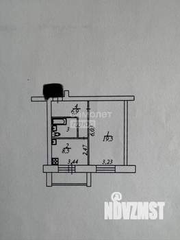 1-к квартира, вторичка, 39м2, 3/11 этаж