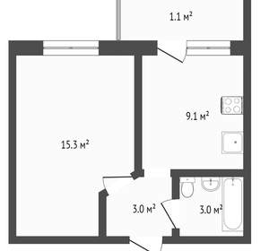 1-к квартира, вторичка, 31м2, 8/9 этаж