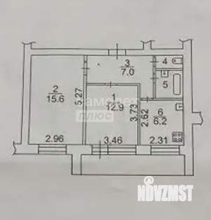 2-к квартира, вторичка, 49м2, 10/12 этаж