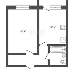 1-к квартира, вторичка, 35м2, 2/10 этаж